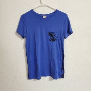 PINK palm leaf shirt